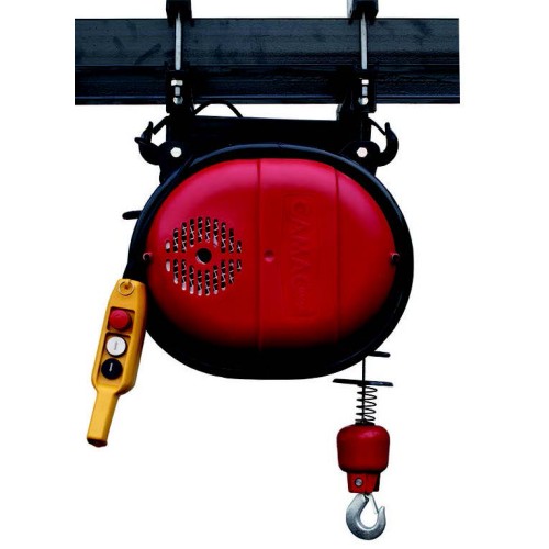 Elevador trifásico para fijar en una viga con capacidad 500 Kg y altura de trabajo de 30 m