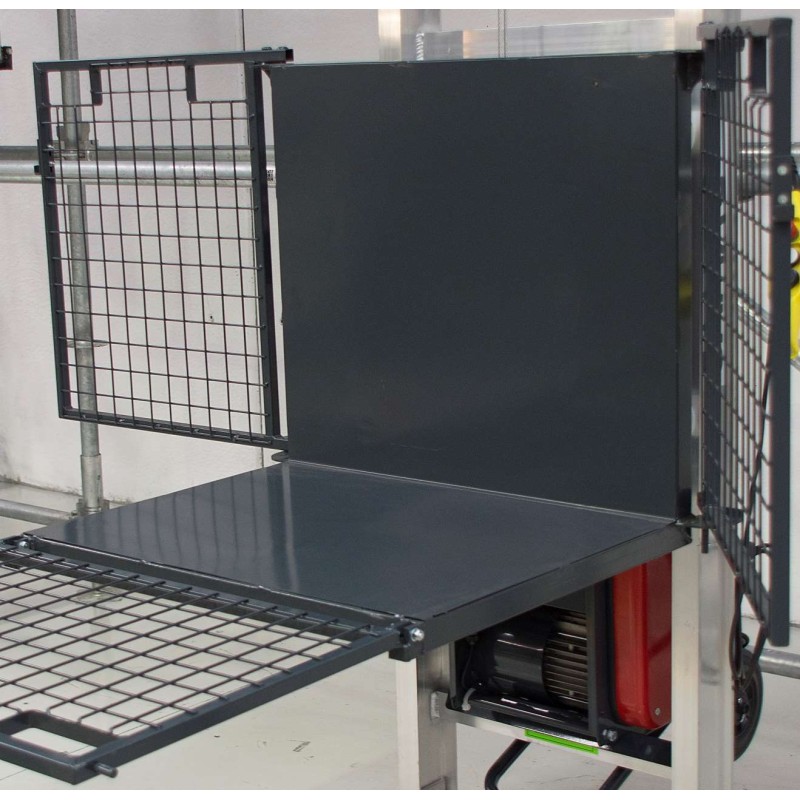 Elevador de escalera eléctrico para materiales de construcción y herramientas