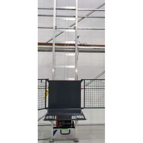 Elevador de escalera eléctrico para materiales de construcción y herramientas