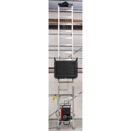Elevador elétrico de escada para materiais de construção