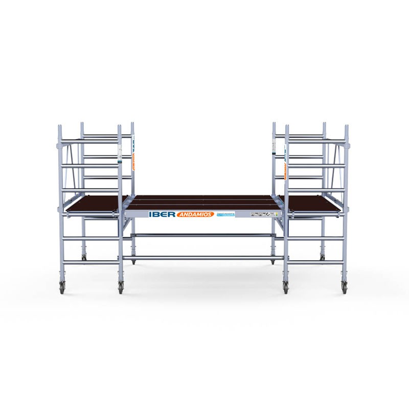 Andamio plegable Multiplataforma de 190x340 altura trabajo 3 mts.