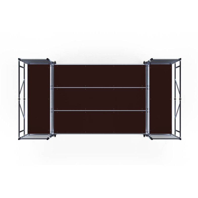 Andamio plegable Multiplataforma de 190x400 altura trabajo 3 mts.