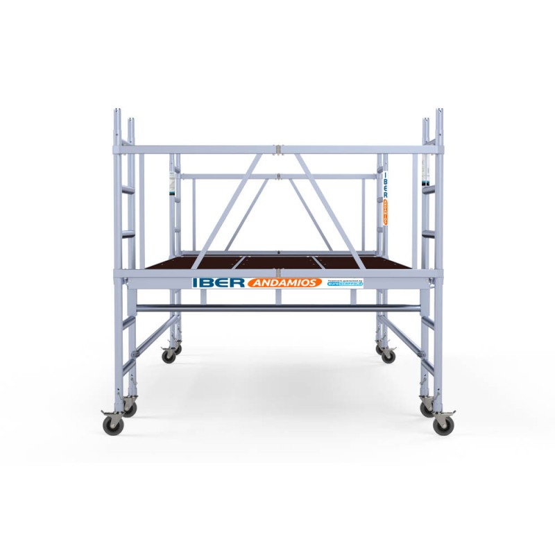 Andamio plegable Multiplataforma de 190x455 altura trabajo 3 mts.