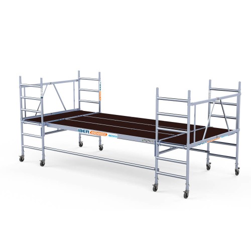 Andamio plegable Multiplataforma de 190x455 altura trabajo 3 mts.