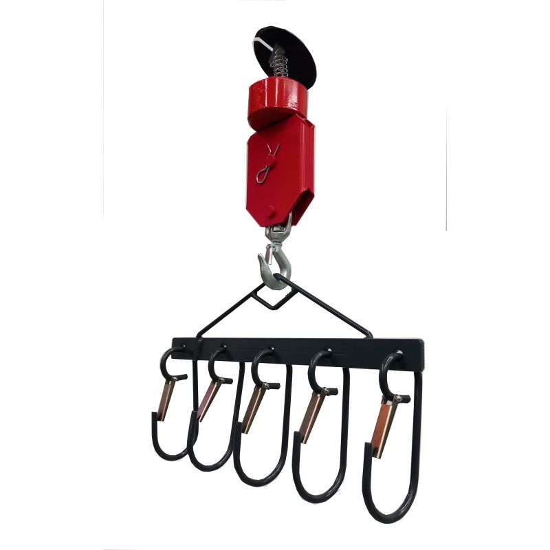 Elevador para montaje rápido de andamio, con doble velocidad y capacidad 80 Kg más reenvío superior