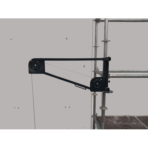 Elevador para montaje rápido de andamio, con doble velocidad y capacidad 80 Kg más reenvío superior