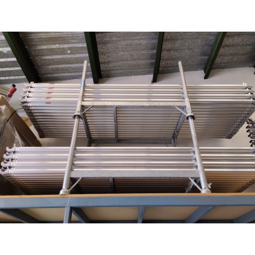 Palet desmontable y apilable en acero galvanizado 90x130