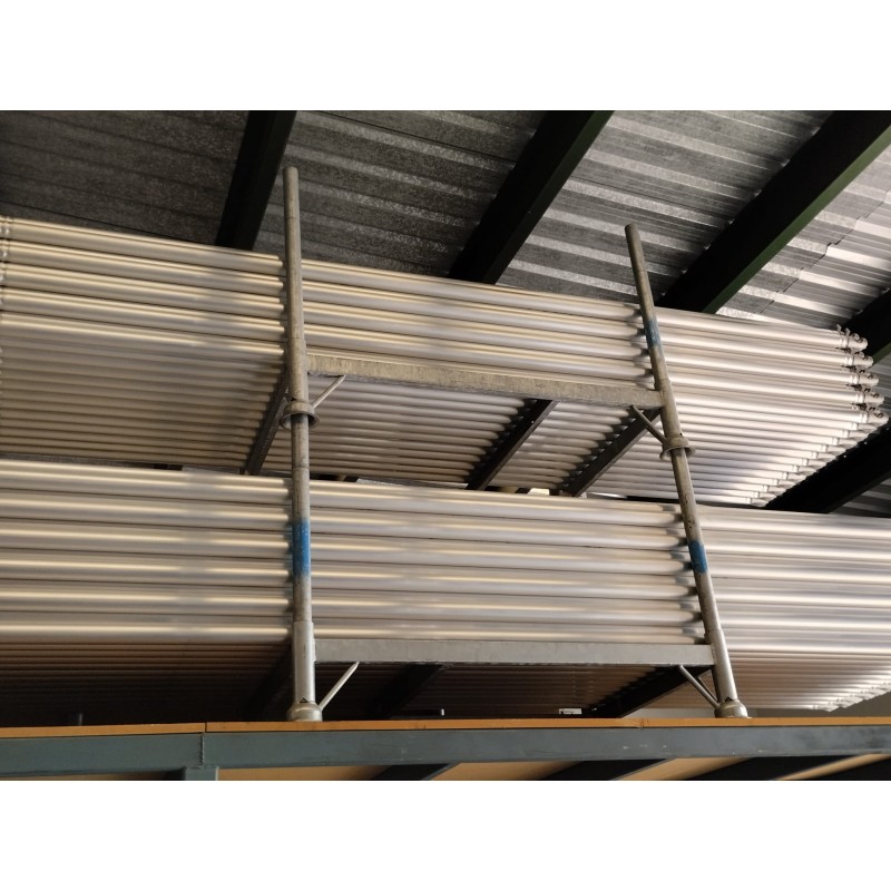 Oferta lote de 10 Palet desmontable y apilable en acero galvanizado 90x130