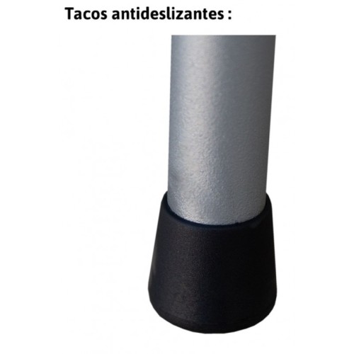 Taburete de acero galvanizado domestico 3 peldaños