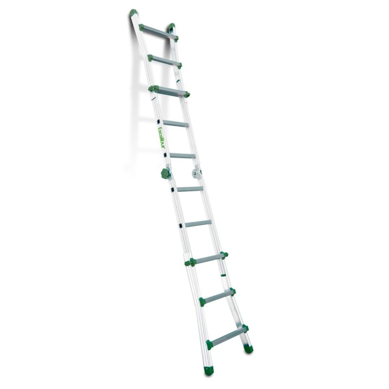 Escalera telescópica aluminio 3x4 bricolaje ES-TELE3X4