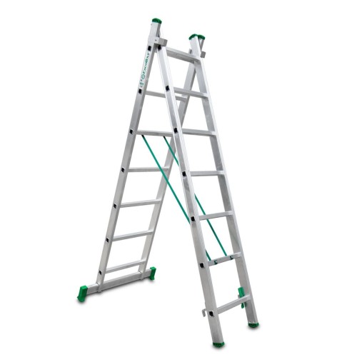 Escalera multiuso de dos tramos aluminio ES-DOBLE7