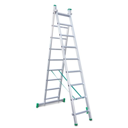 Escalera multiuso aluminio Escalibur de dos tramos bricolaje ES-DOBLE9
