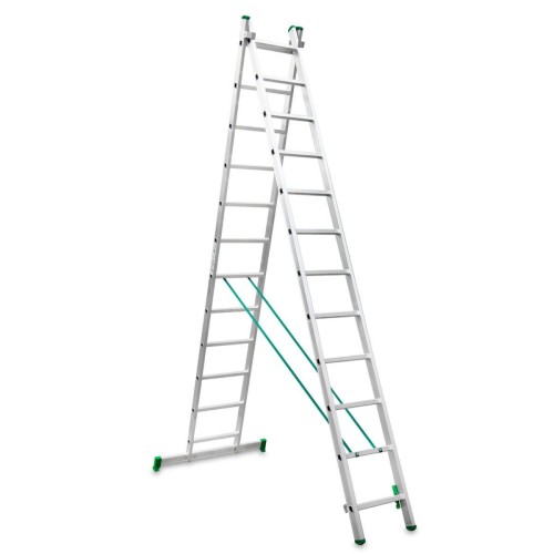 Escalera multiuso aluminio Escalibur de dos tramos bricolaje ES-DOBLE12