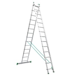 Escada multiuso de alumínio Escalibur com duas seções DIY ES-DOBLE14