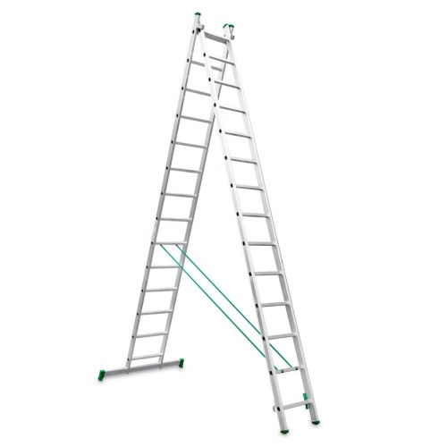 Escada multiuso de alumínio Escalibur com duas seções DIY ES-DOBLE14