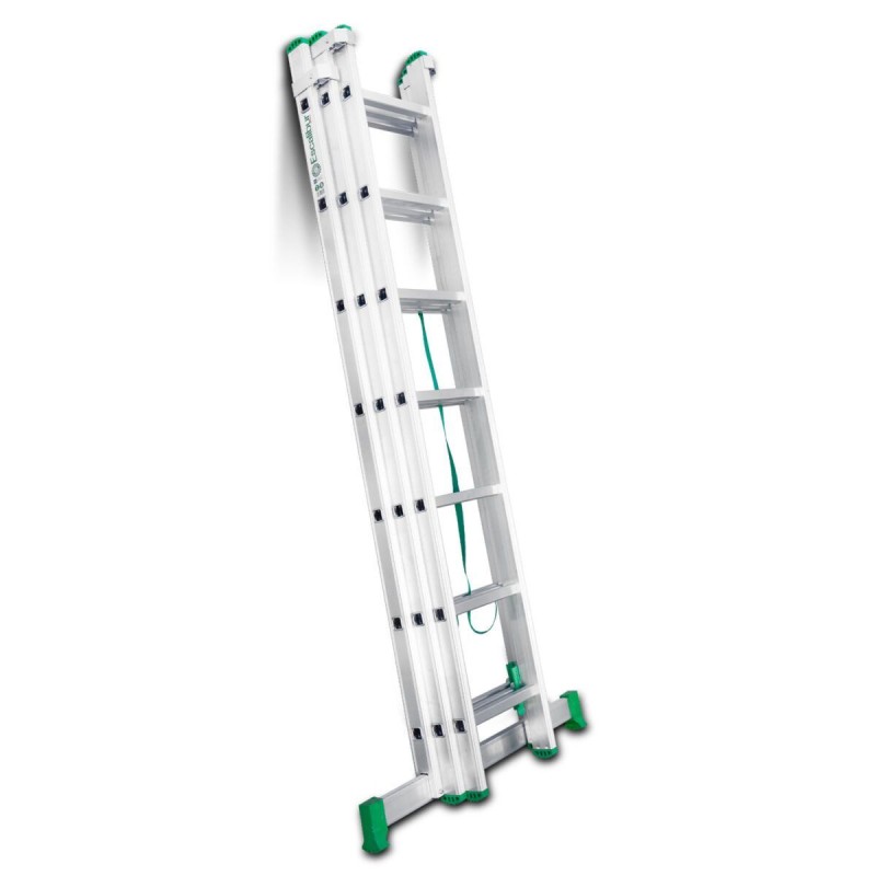Escalera multiuso aluminio Escalibur de tres tramos bricolaje ES-TRIPLE7
