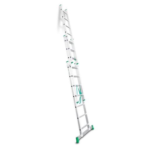 Escada multiuso de alumínio Escalibur com três seções DIY ES-TRIPLE7