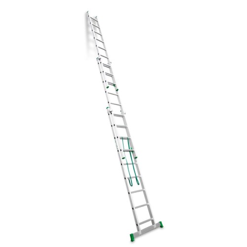 Escalera multiuso aluminio Escalibur de tres tramos bricolaje ES-TRIPLE9