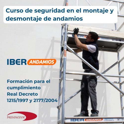Curso de segurança na montagem e desmontagem de andaimes