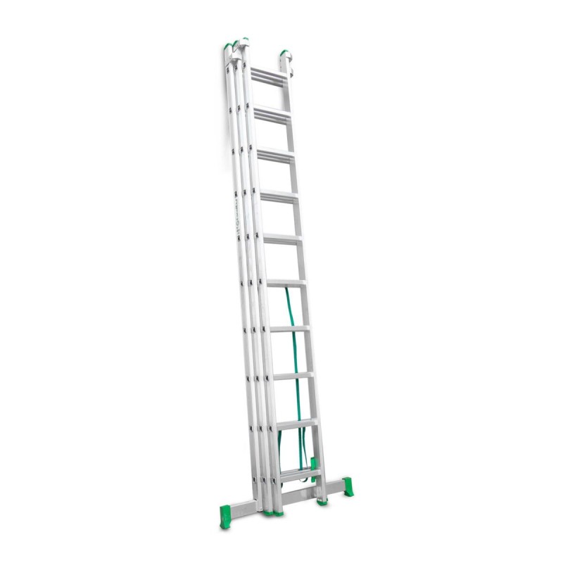 Escalera multiuso aluminio Escalibur de tres tramos bricolaje ES-TRIPLE10
