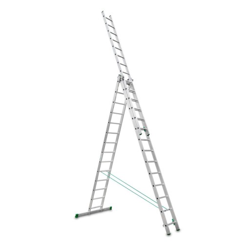 Escada multiuso de alumínio Escalibur com três seções DIY ES-TRIPLE14