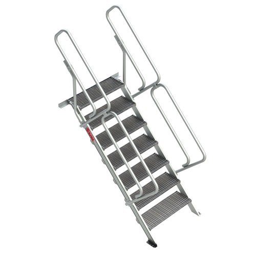 Escalera fija de tramex para entreplantas y altillos inclinacion 45º SG-T