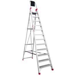 Escalera aluminio de almacén uso intensivo 12 peldaños DOMUS Faraone