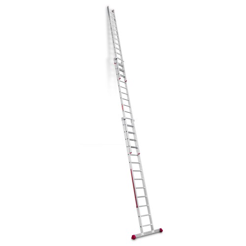Escalera multiusos aluminio tres tramos 14 peldaños EN1500 Faraone