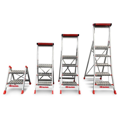 Taburete de alta seguridad aluminio 2 peldaños