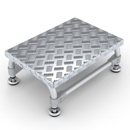 Taburete aluminio profesional de 1 a 5 peldaños