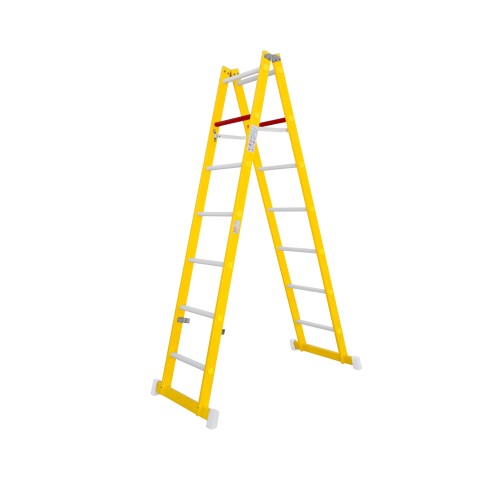 Double step fiber ladder with 4 to 16 steps ARIZONA