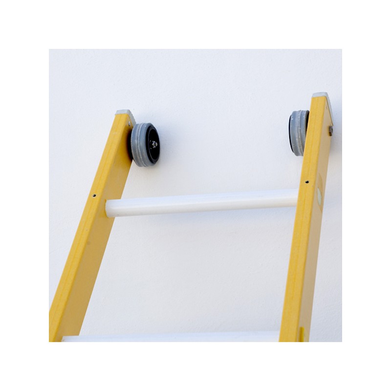 Escalera de fibra extensible manual de calidad