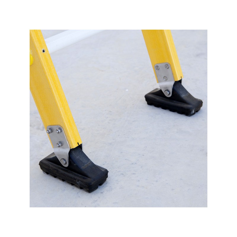 Escalera de fibra extensible a cuerda