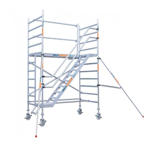 Torre andaime da escada 135 x 190 x 4,2 m de altura de trabalho