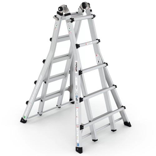Dobradiça telescópica multiposições para escada B-SAFE Achilles 4x5 PERSUM