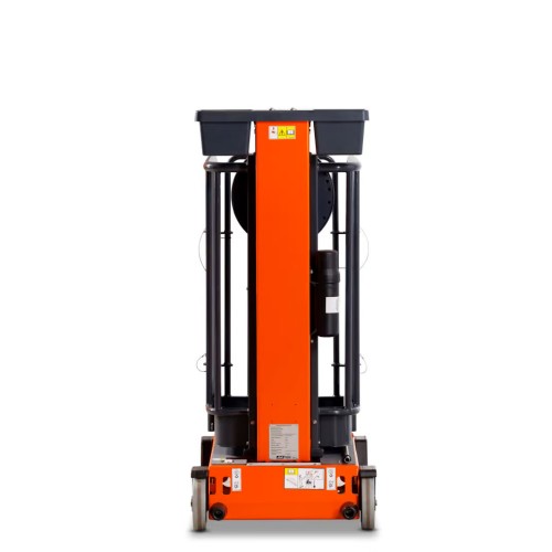Plataforma elevadora de empuje y elevación manual