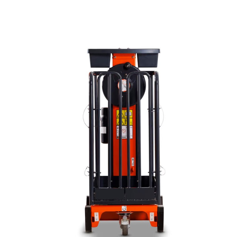 Plataforma elevadora de empuje y elevación manual
