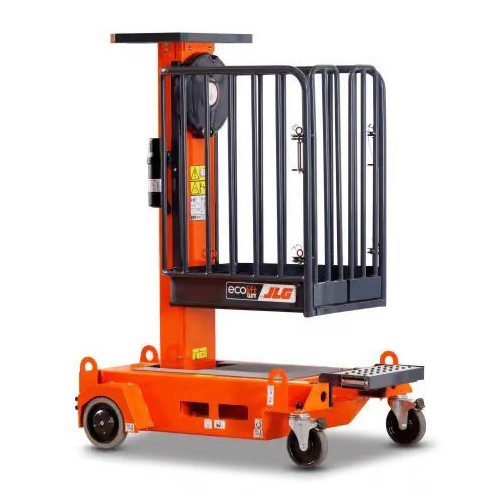 Plataforma elevadora de empuje y elevación manual