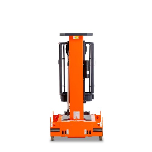 Plataforma elevadora de empuje y elevación manual
