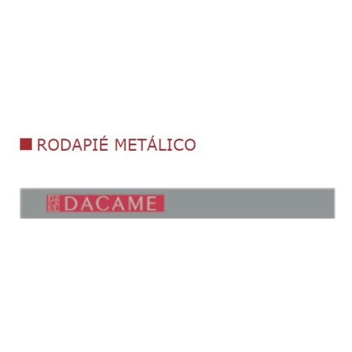 Rodapié metálico Seg. Gcpo. 2500x150 DACAME