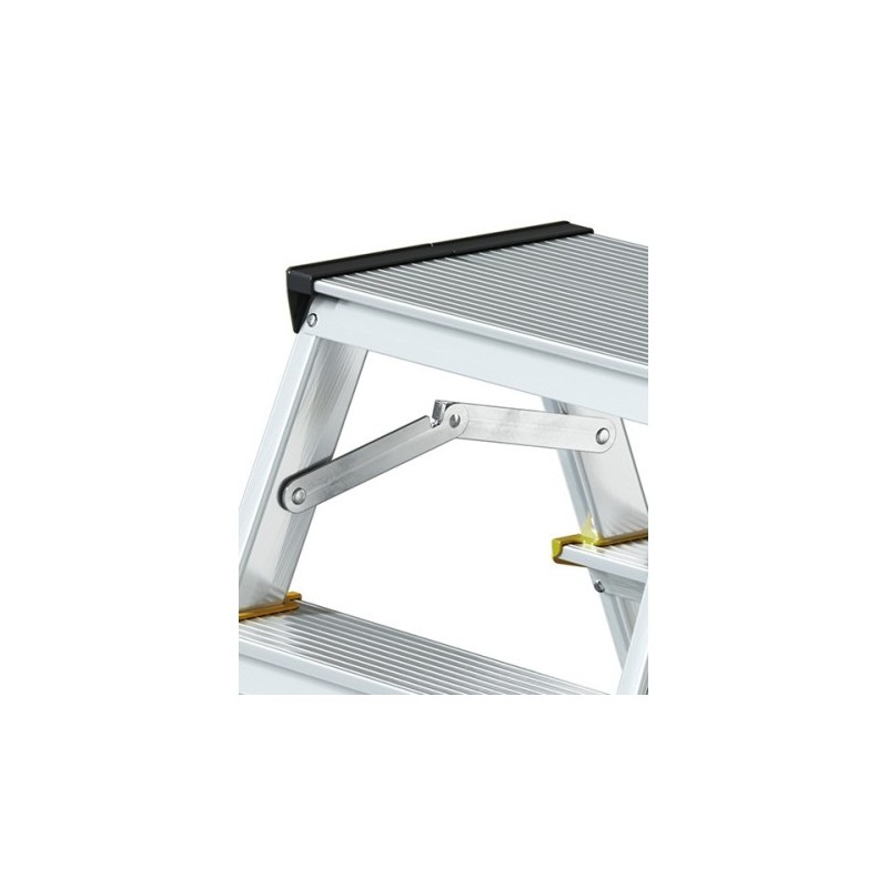 Escalera doméstica de tijeras doble subida de 2 peldaños - DRABEST