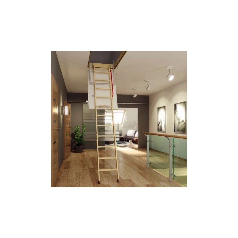 Escalera Escamoteable de Tramos de Madera