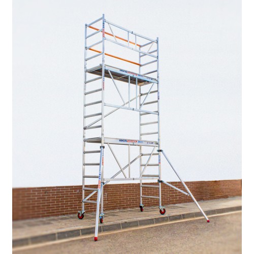 Andamio plegable 75x190  5,70 m Altura de trabajo con estabilizadores