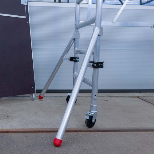 Andaime dobrável 75x190 - 3,85 m de altura de trabalho com MINI STAB