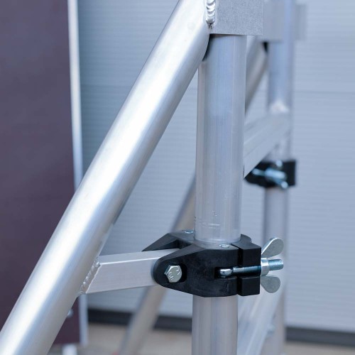 Andamio plegable 75x190 3,85 m Altura de trabajo con estabilizadores MINI STAB