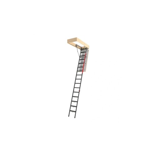 Escalera metálica Escamoteable para habitaciones altas LMP  - Fakro