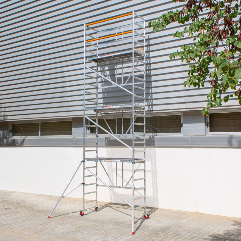 Andaime dobrável PRO 75x190 - 7,50 m de altura de trabalho