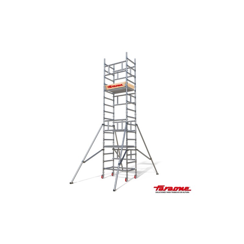 Torre de andamio TopSystem 75x105 3,20 m altura de trabajo - Faraone