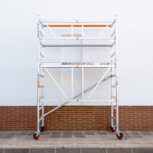 Andamio plegable 90x190 3,85 m Altura de trabajo Plataforma C/T