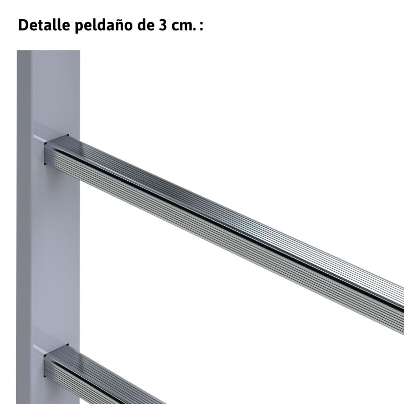 Escalera vertical de seguridad  SVS0 sin jaula de protección Faraone